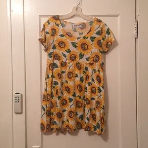 American Apparel sunflower dress